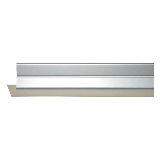 Bas de porte à clips 93cm anodisé argent - MISTRAL