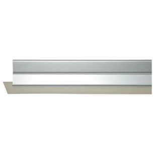 Bas de porte à clips 93cm anodisé argent - MISTRAL