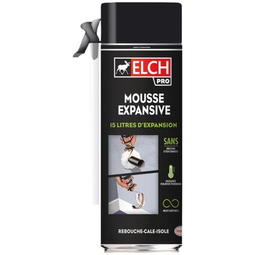 Mousse expansive multi travaux elch 345ml - ELCH
