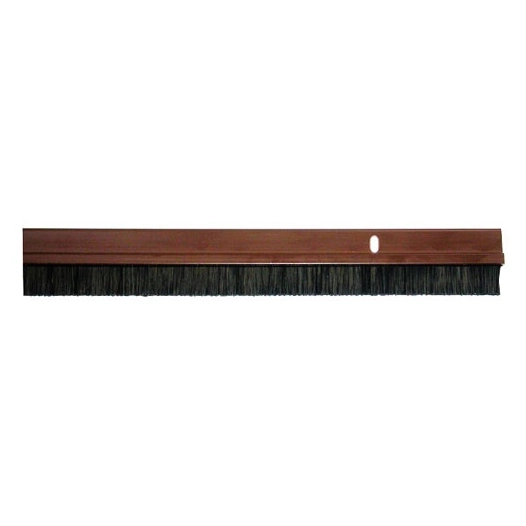 Bas de porte à vis plastique 93cm marron - MISTRAL