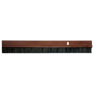 Bas de porte à vis plastique 93cm marron - MISTRAL