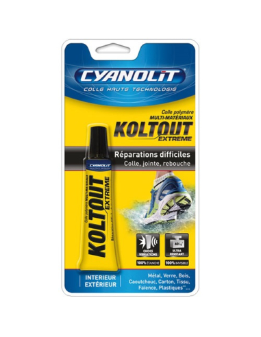 Cyanolit colle résiste Kolfort multimatériaux tube 20ml - CYANOLIT