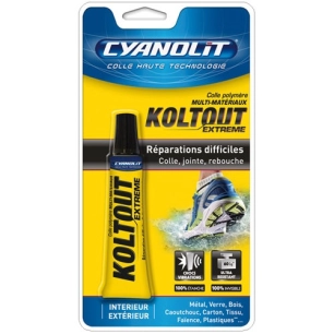 Cyanolit colle résiste Kolfort multimatériaux tube 20ml - CYANOLIT