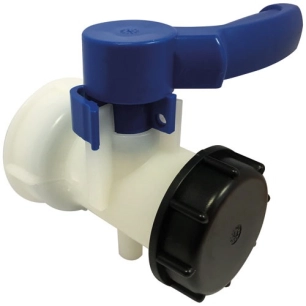 Vanne plastique cuve 1000L Ø60 - BOUTTE