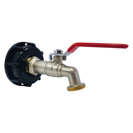 Adaptateur plastique cuve 1000L Ø60 robinet laito 1/4t 20x2 - BOUTTE