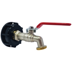 Adaptateur plastique cuve 1000L Ø60 robinet laito 1/4t 20x2 - BOUTTE