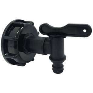 Adaptateur plastique cuve 1000L Ø60 robinet plastique rapid - BOUTTE