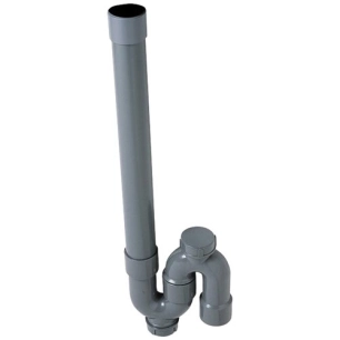 Siphon de machine à laver sortie verticale 40mm - WIRQUIN