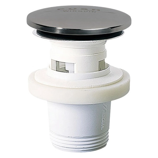 Bonde de lavabo fermeture par pression quickclac clapet inox - WIRQUIN