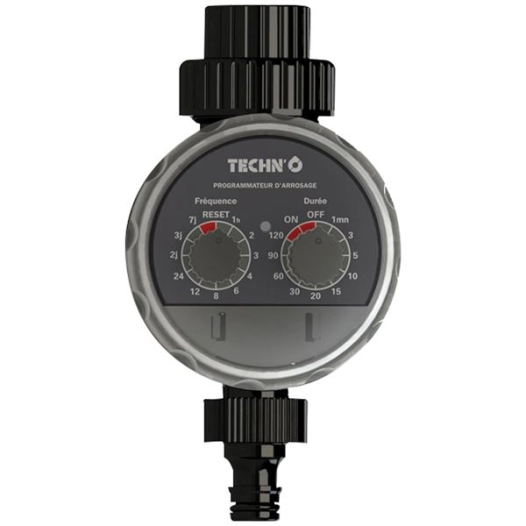 Programmateur d'arrosage 1 voie avec électrovanne à bille - TECHN