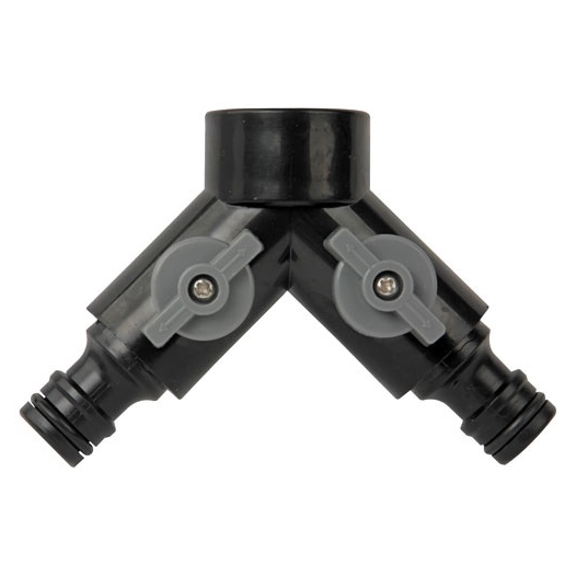 Sélecteur 2 directions fileté femelle 20x27mm 2 connexions - TECHN