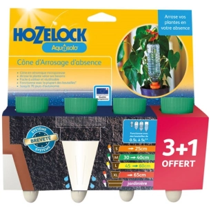 Cône arrosage ceramique Aquasolo vert x4 blister - HOZELOCK