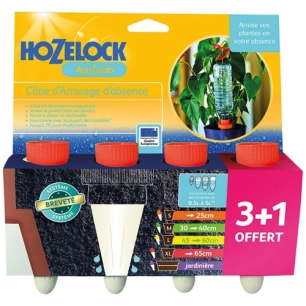 Cône arrosage ceramique Aquasolo orange x4 blister - HOZELOCK