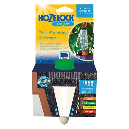 Cône arrosage ceramique Aquasolo vert blister - HOZELOCK