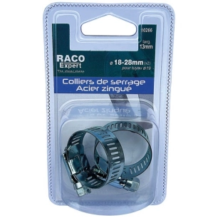 Colliers acier 14mm 18-28mm x2 sc - RACO EXPERT