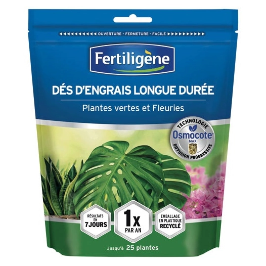 Engrais Osmocote plantes vertes et fleuries 25 dés /nc - FERTILIGENE