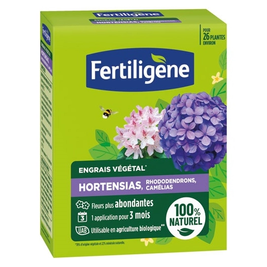 Engrais hortensias rhododendrons camélias UAB 650g /nc - FERTILIGENE