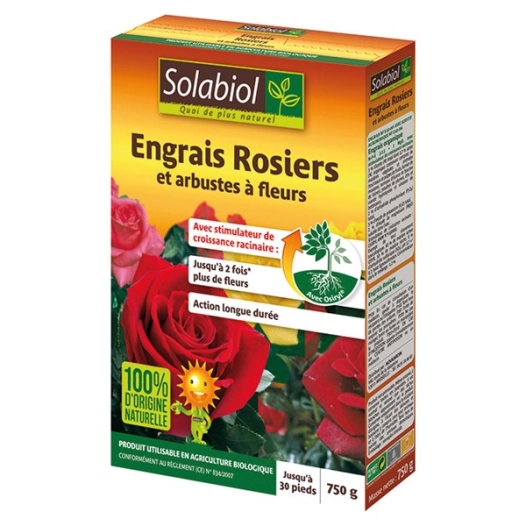 Engrais rosiers et fleurs 750g - SOLABIOL