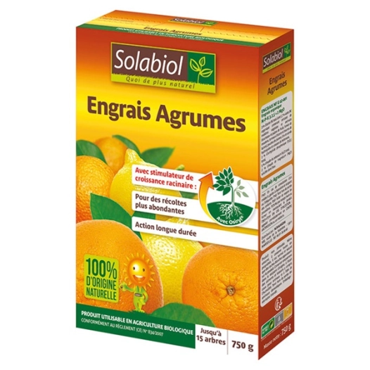 Engrais agrumes 750g - SOLABIOL