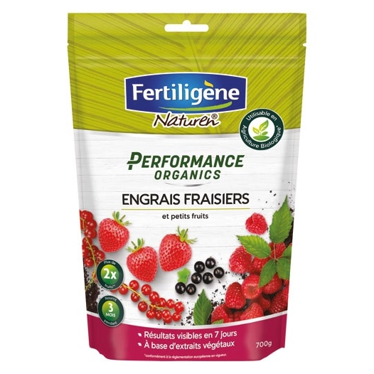 Engrais fraisier petits fruits 700g /nc - FERTILIGENE