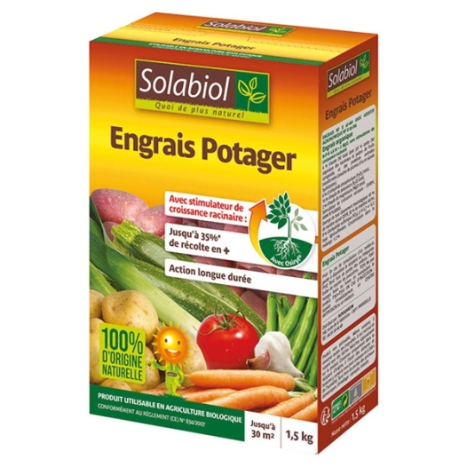 Engrais potager 1.5kg - SOLABIOL