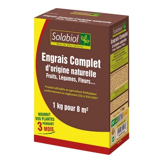 Engrais complet 1kg - SOLABIOL
