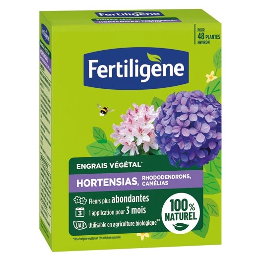Engrais hortensias rhododendrons camélias UAB 1.2kg /nc - FERTILIGENE