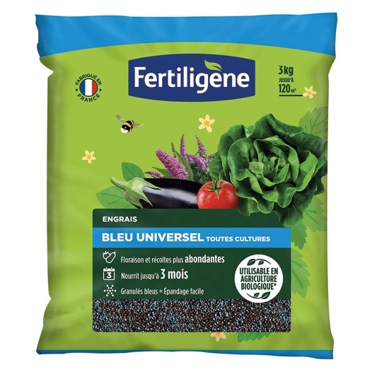 Engrais bleu UAB 3kg /nc - FERTILIGENE