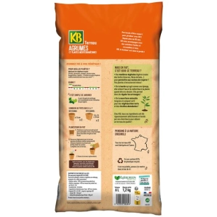 Terreau agrumes plantes méditérranéennes 6l /nc - KB