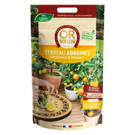 Terreau agrumes 4l /nc - OR BRUN