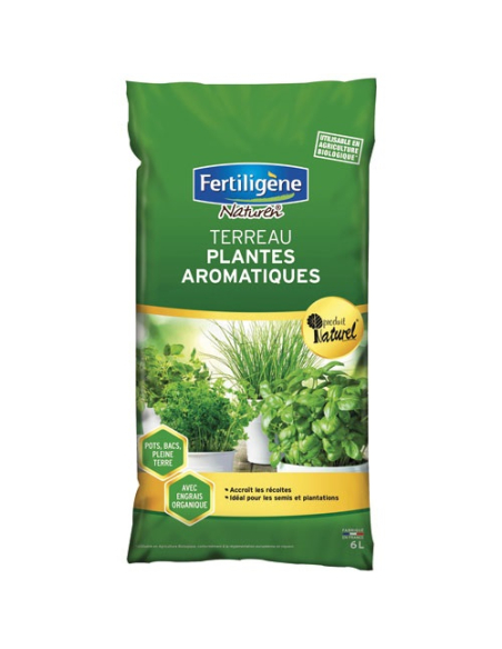 Terreau plantes aromatiques 6l /nc - FERTILIGENE