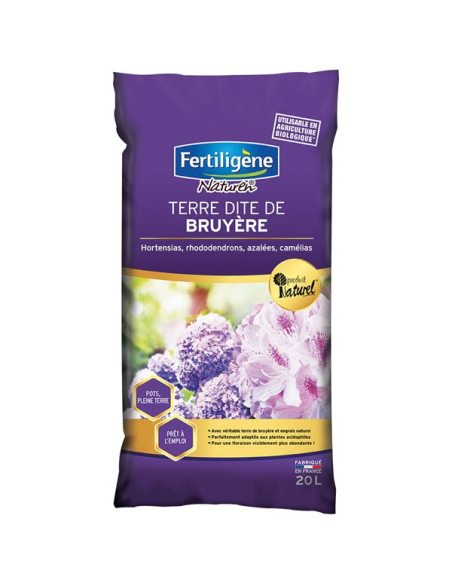 Terre dite bruyère UAB 20l /nc - FERTILIGENE