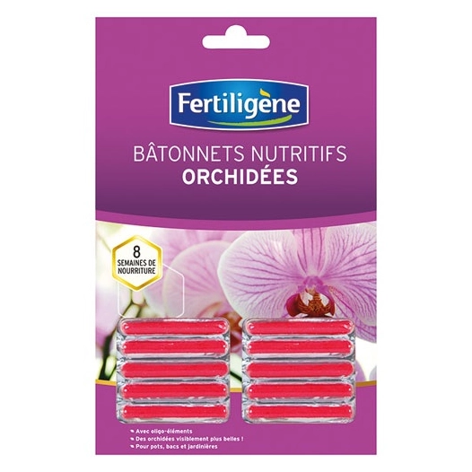 Bâtonnets nutritifs orchidées x10 /nc - FERTILIGENE