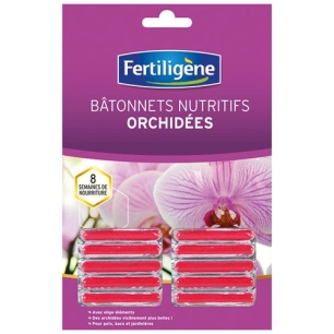 Bâtonnets nutritifs orchidées x10 /nc - FERTILIGENE