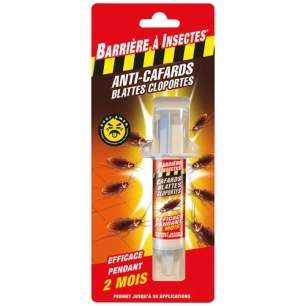 Anti cafards cloportes 1 seringue 10g /nc - BARRIERE A INSECTES