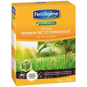 Gazon terrain sec & ensoleillé 150m² 3.75g/nc - FERTILIGENE