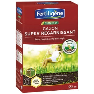 Gazon super regarnissant 100m² 2kg /nc - FERTILIGENE