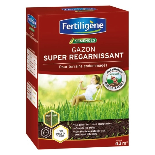 Gazon super regarnissant 43m² 875g /nc - FERTILIGENE