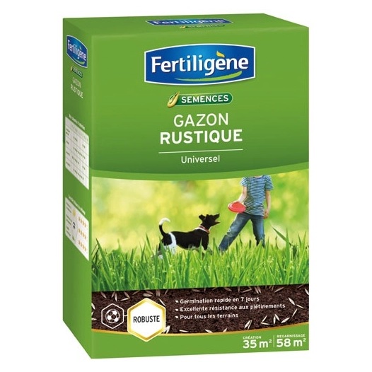 Gazon rustique universel 35m² 875g /nc - FERTILIGENE