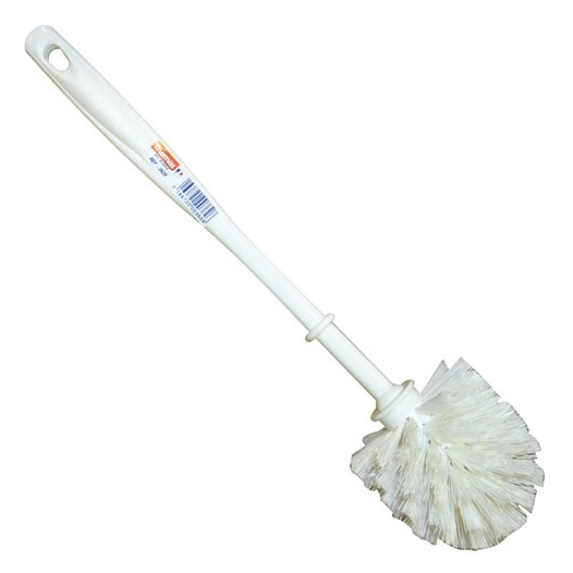 Brosse wc boule blanche polypropylène ondulé - THOMAS