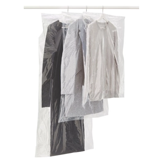 Housse vêtements x3 65x150cm transparent 6047 - RAYEN