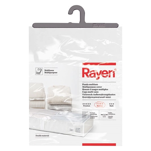 Housse multi usage beige 103x16x45 + antimite - RAYEN