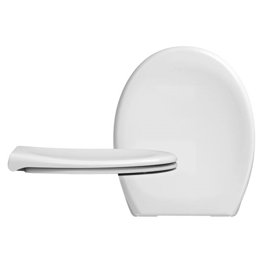 Abattant WC DP frein de chute déclipsable Pebble Beach blanc - CEDO