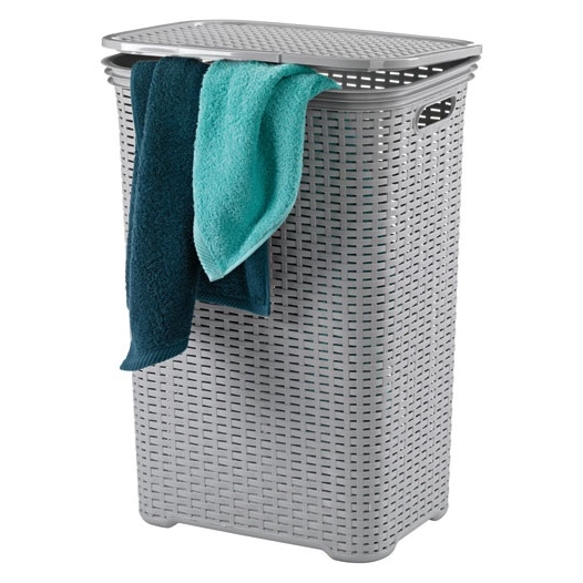 Corbeille à linge Gris Clair - Brasilia - KELA