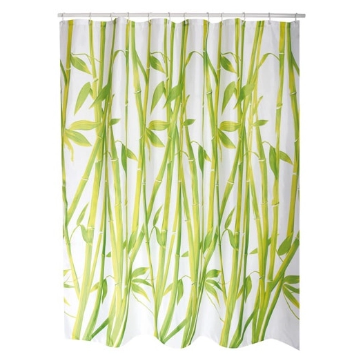 Rideau de douche polyester 180x200cm bambou - MSV