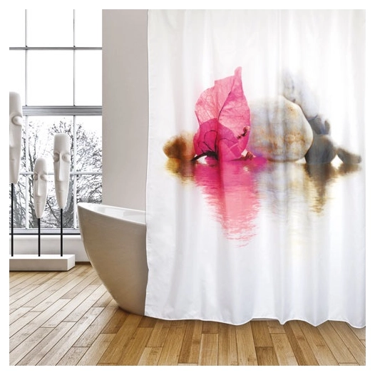 Rideau de douche poly 180x200cm Bornéo - MSV