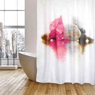 Rideau de douche poly 180x200cm Bornéo - MSV