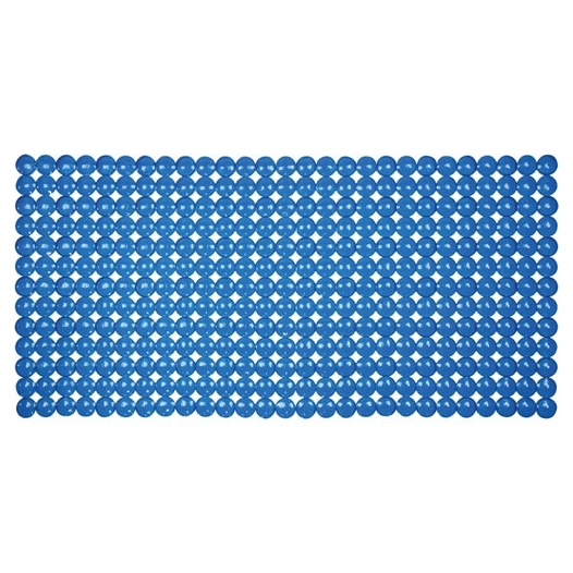 Fond de baignoire bulles bleu transparent 72x36cm - IDMAT