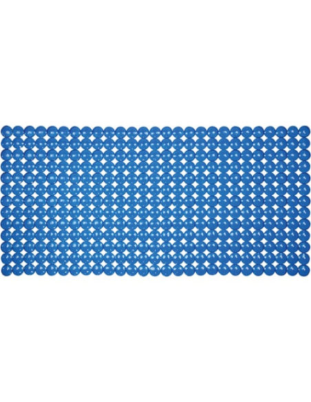 Fond de baignoire bulles bleu transparent 72x36cm - IDMAT