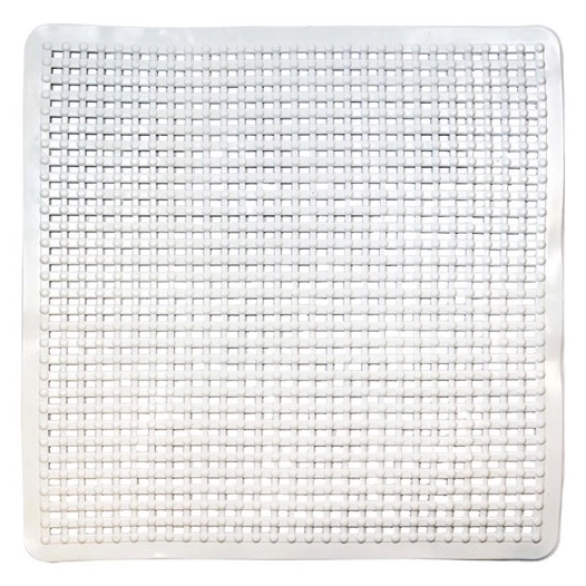 Tapis fond douche classique blanc - IDMAT